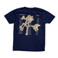 2017 U2 Joshua Tree Band Navy Blue Tshirt - Medium - 20.5" x 28"