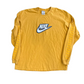 00’s Nike Yellow Longsleeve Shirt - XLarge - 25" x 30"
