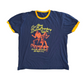 See You Space Cowboy Navy Blue Ringer Tshirt - Large - 23" x 28.5"