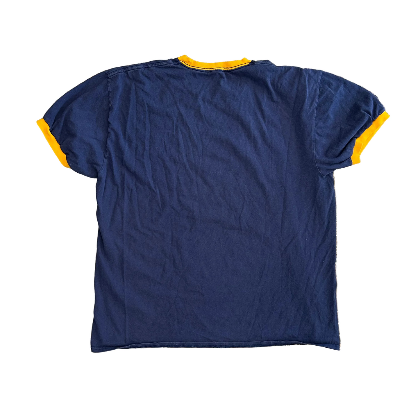 See You Space Cowboy Navy Blue Ringer Tshirt - Large - 23" x 28.5"
