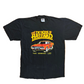 90/00's Jerzees Dukes of Hazzard Warner Bros Black Movie Tshirt - Medium - 21" x 29"