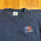 90's Tultex America's Cup Defense Team Navy Blue Crewneck Sweatshirt - XLarge - 26" x 27"