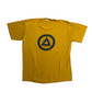 70/80’s Velva Sheen Holy Trinity Baptist Yellow Paper Thin Soft Tshirt - Large - 22" x 28"