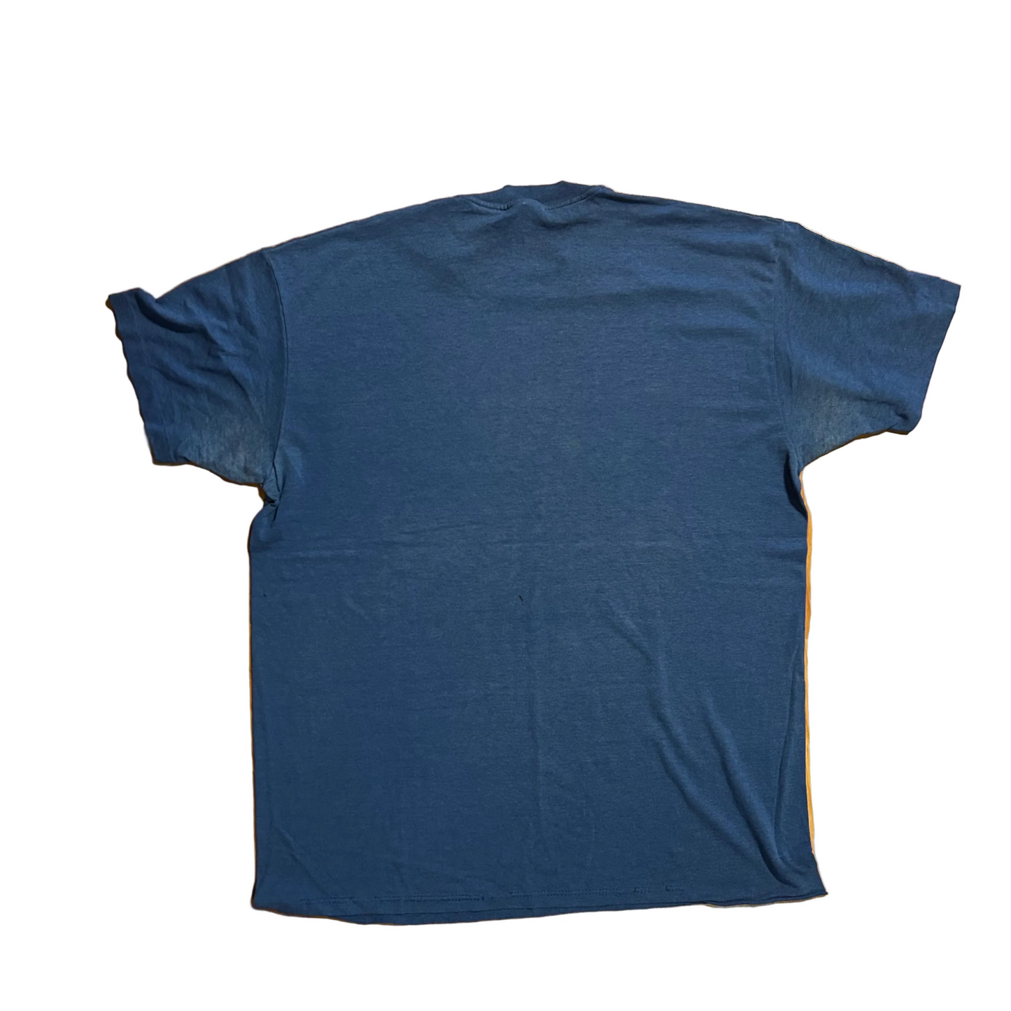 80/90’s 7Logo Kansas City Royals MLB Baseball Blue Paper Thin Tshirt - Large - 22" x 29"