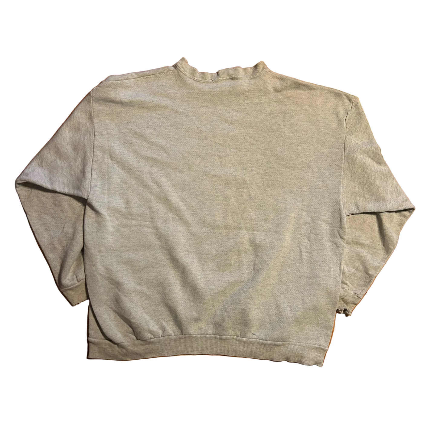 90's 7Logo Pittsburgh Steelers AFC Champions NFL Grey Crewneck Sweatshirt - XLarge - 24" x 26.5"