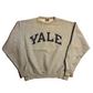 Champion Yale University Grey Crewneck Sweatshirt - XLarge - 24" x 25"