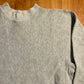 90's Taylor Made Reverse Weave Don't Hold Back Blank Grey Crewneck Sweatshirt - Large - 22" x 28"