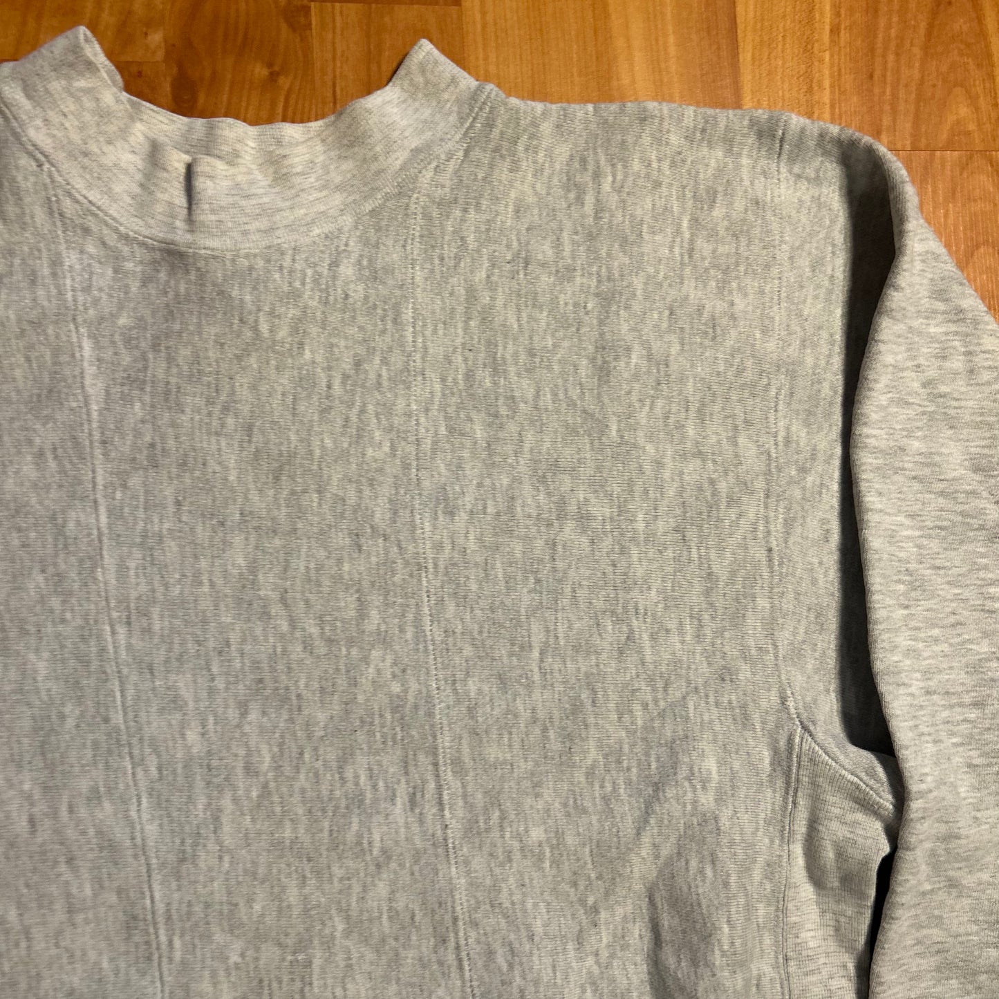 90's Taylor Made Reverse Weave Don't Hold Back Blank Grey Crewneck Sweatshirt - Large - 22" x 28"
