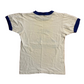 80’s HMCS Algonquin DDG 283 Canadian Naval Destroyer Blue White Ringer Tshirt - XSmall - 16" x 22"