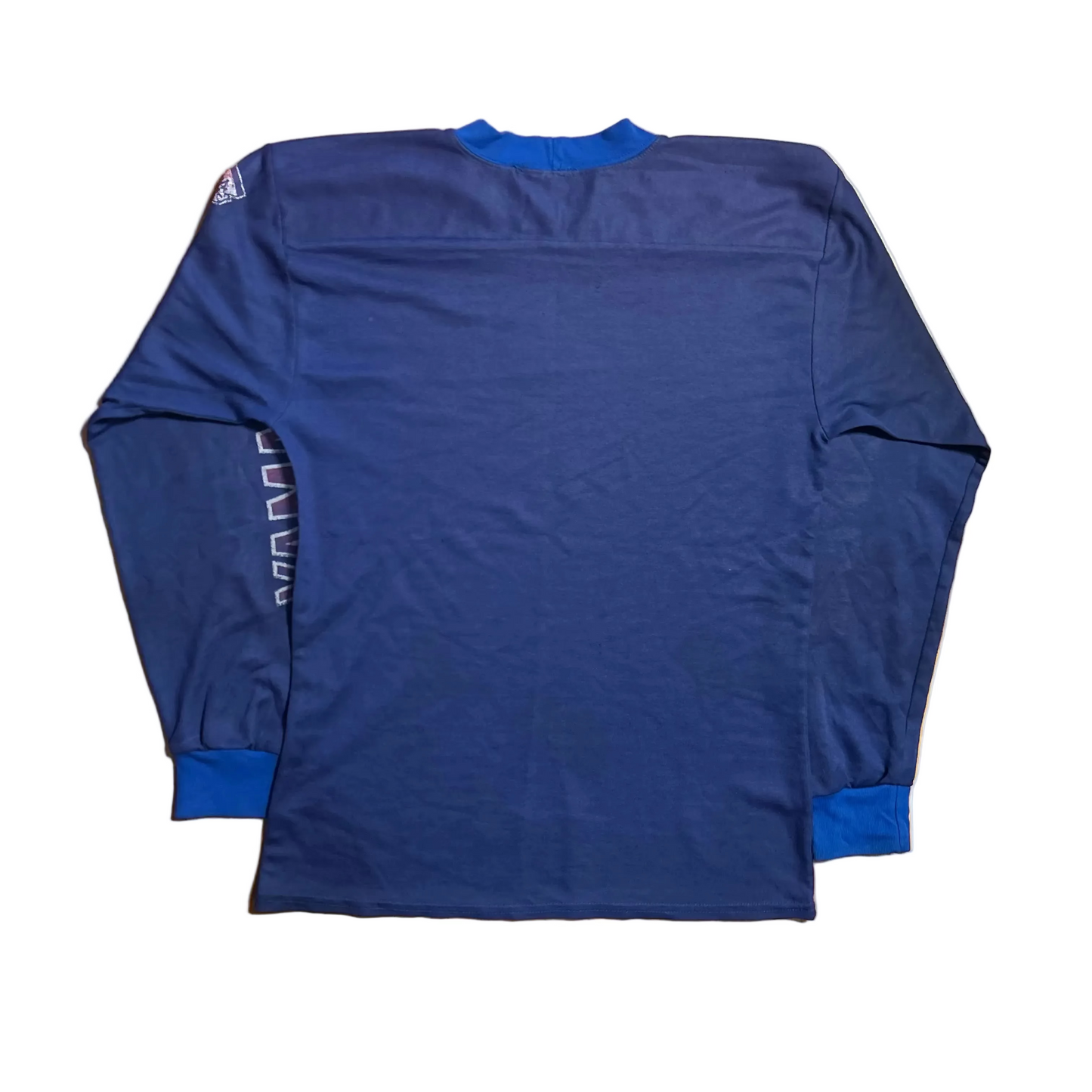 80's Yamaha Motorcycle Racing Navy Blue Crewneck Sweatshirt - Small - 19.5" x 28"