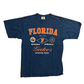 90's Galt Sand University Florida Gators College Navy Blue Tshirt - Medium - 21" x 30"
