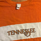 80's Velva Sheen University Tennessee Orange White Crewneck Sweatshirt - Large - 22" x 22"