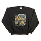 90's Jerzees New Orleans Black Crewneck Sweatshirt - Large - 23" x 26"