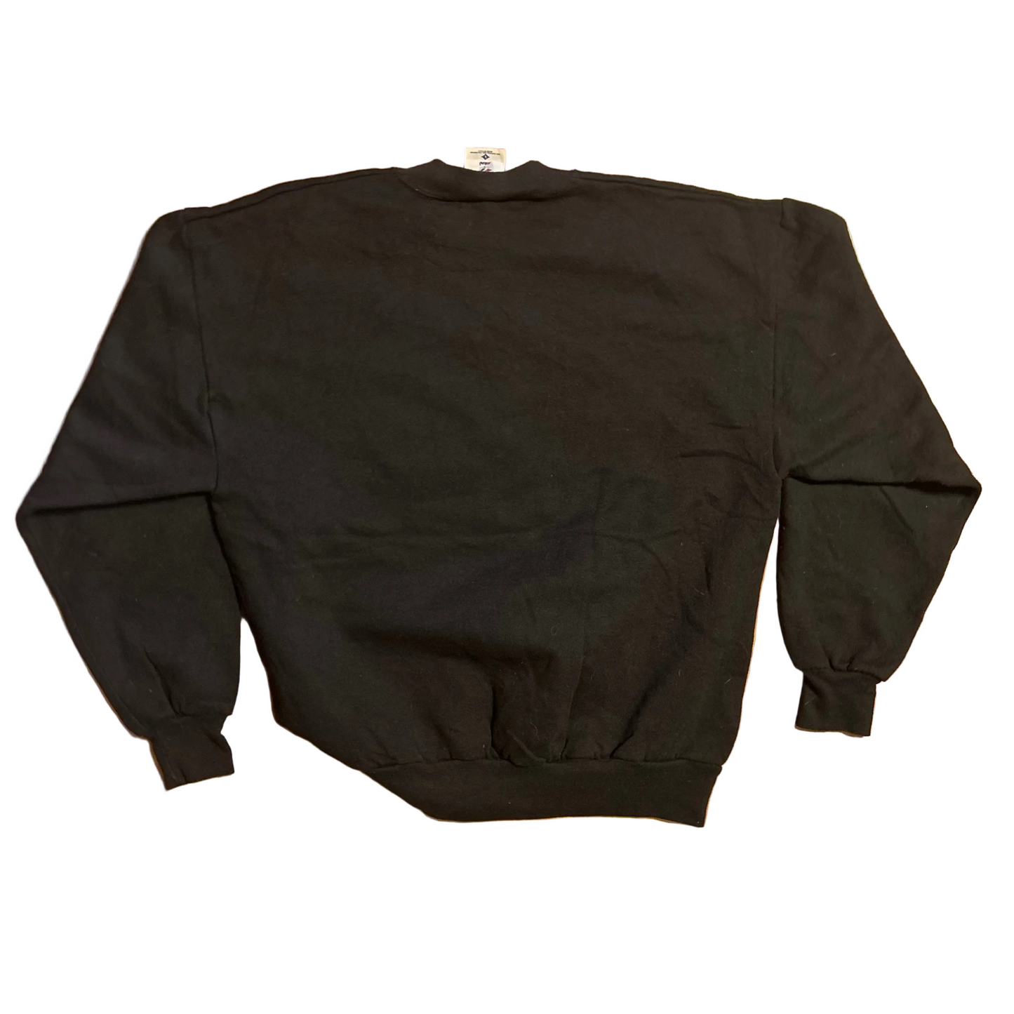 90's Jerzees New Orleans Black Crewneck Sweatshirt - Large - 23" x 26"