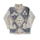 White Stag Ramie Cotton Brown Grey Sweater - Medium - 20" x 25"