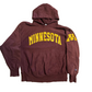 Champion Reverse Weave Maroon University Minnesota Hoodie Sweatshirt - XLarge - 25" x 28"