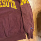 Champion Reverse Weave Maroon University Minnesota Hoodie Sweatshirt - XLarge - 25" x 28"