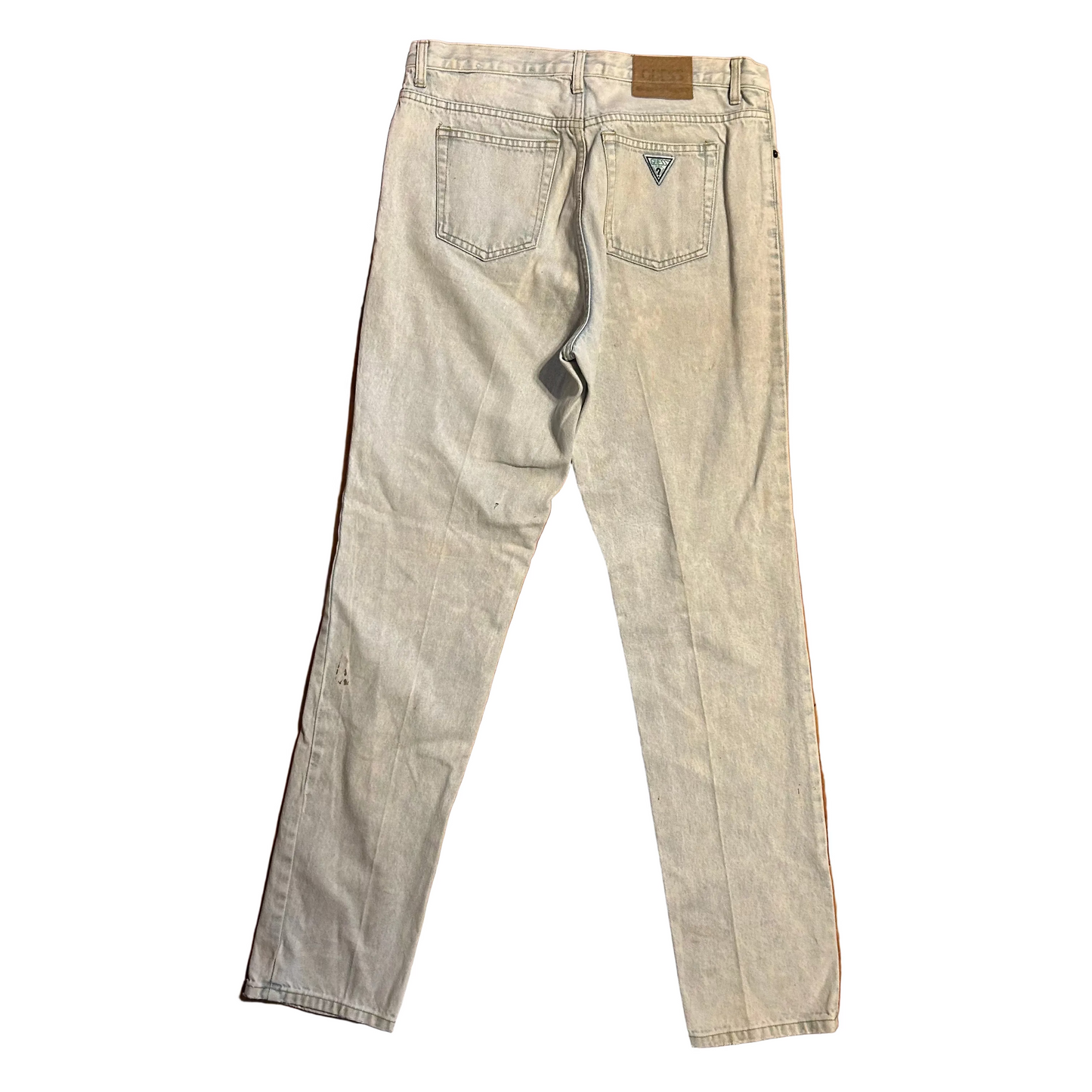 90's Georges Marciano for Guess Light Wash Denim Blue Jeans - 36" x 35"