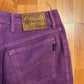 90's Ivy Brown Denim Clothing Purple Pink Jeans - 30" x 28.5"