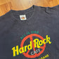 90’s Hard Rock Cafe New Orleans All is One Peace Navy Blue Tshirt - XLarge - 24.5" x 30"