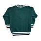 Nuggets Ramie Cotton Green VNeck Sweater - Medium - 21" x 27"