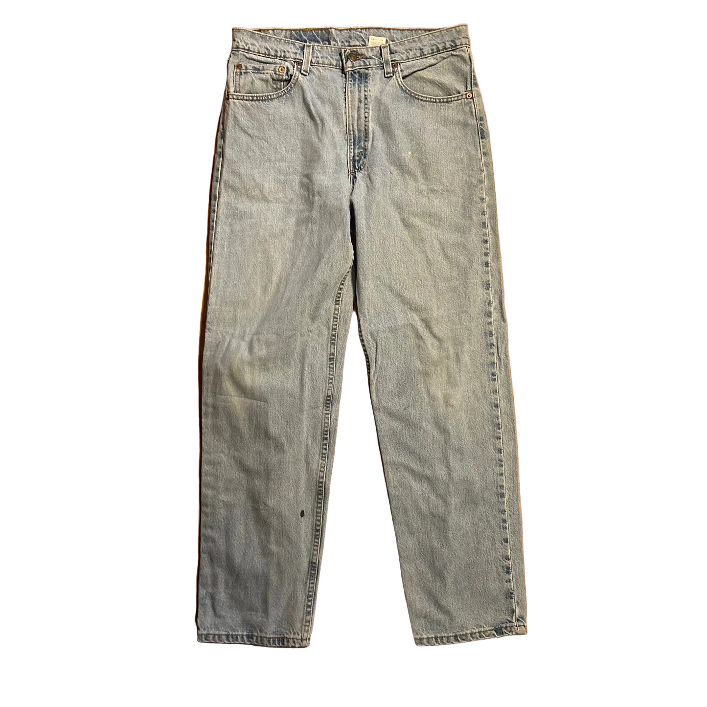 90's Levis 550 Light Wash Denim Blue Jeans - 33" x 32"