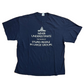 Never Underestimate the Power of Stupid People in Large Groups White House Navy Blue Tshirt - XLarge - 24.5" x 29.5"