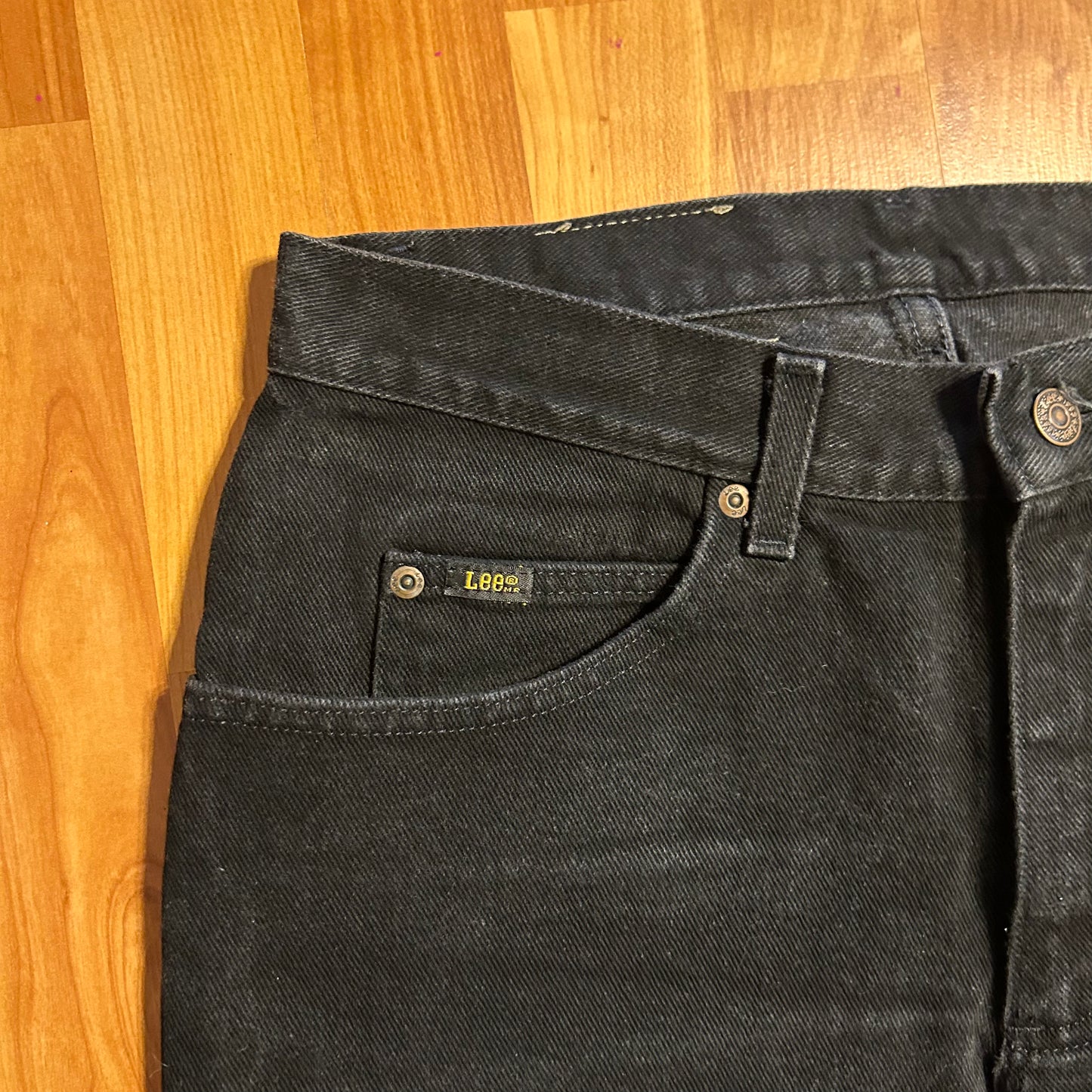 Lee Black Denim Jeans - 31" x 29"