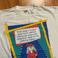 90’s Cathy Don’t Judge a Woman White Tshirt - Large - 23" x 29.5"
