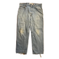 Levis 550 Distressed Light Wash Denim Blue Jeans - 36" x 28"