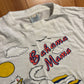 Island Dreams Bahama Mama Beach Cat White Tshirt - Medium - 21.5" x 25"