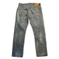 Levi's 501 Distressed Washed Denim Blue Jeans - 36" x 32"