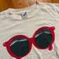 90’s Jerzees Looking Good Sunglasses White Tshirt - Small - 19" x 27"