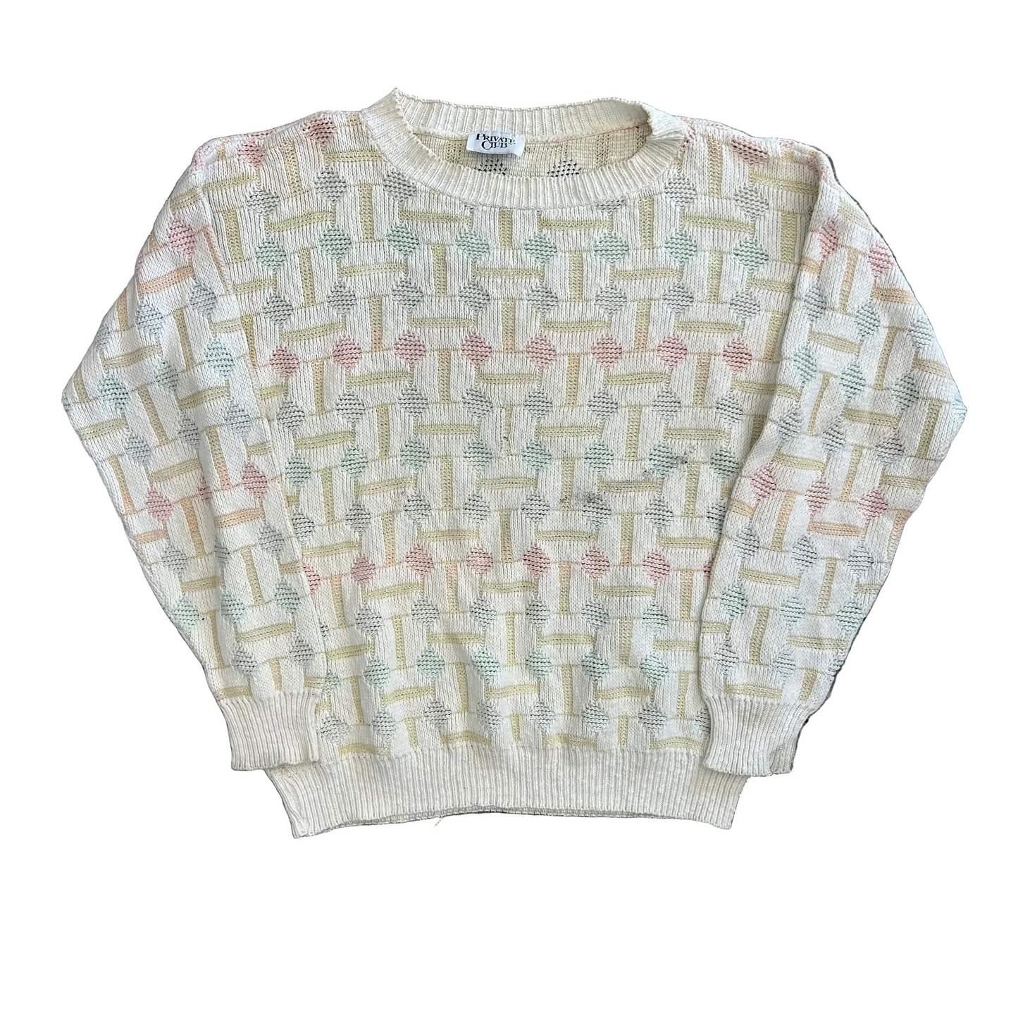 Private Club Cotton Sweater - Large - 23" x 27"