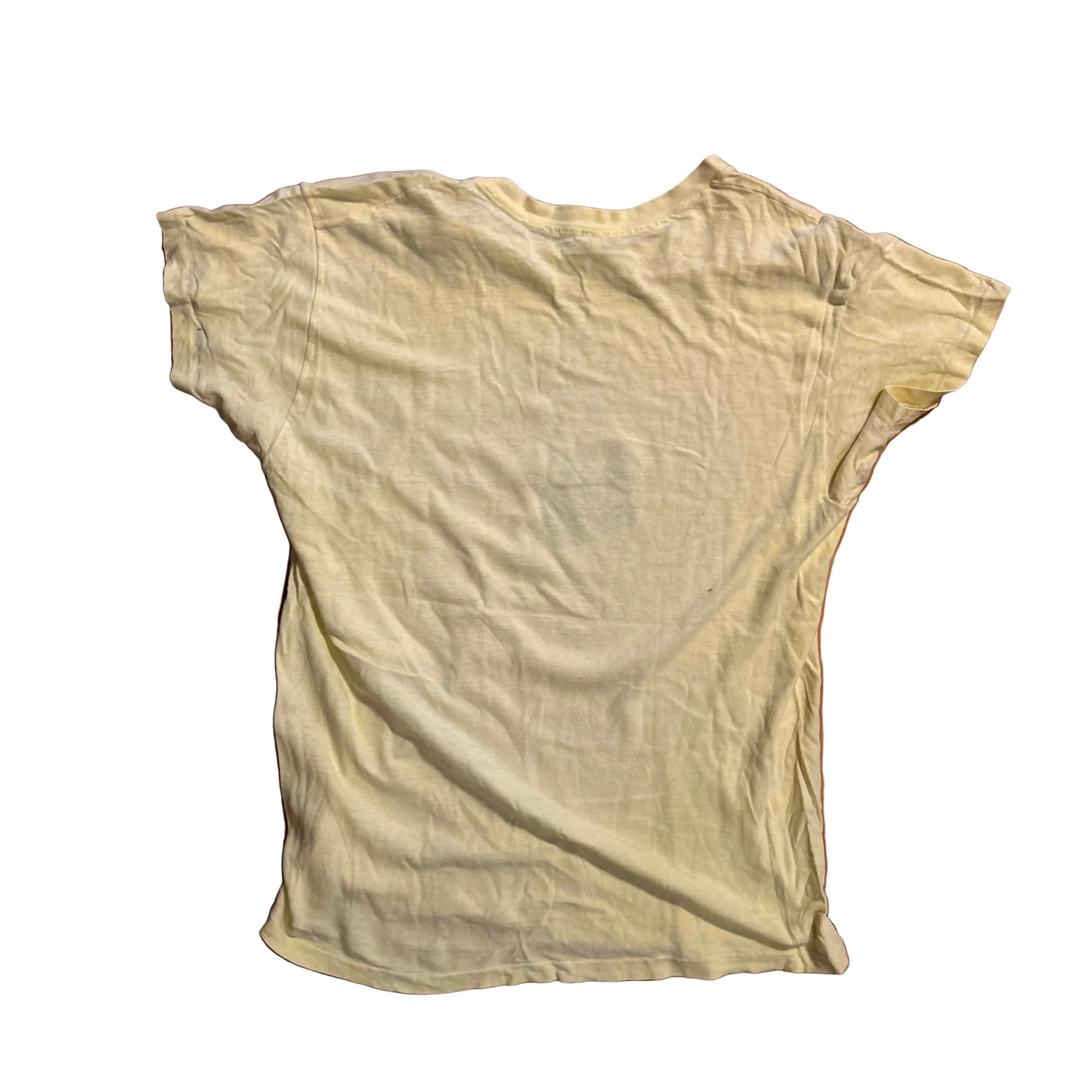 70’s Hanes Broke Student Yellow Tshirt - Small - 19" x 26"