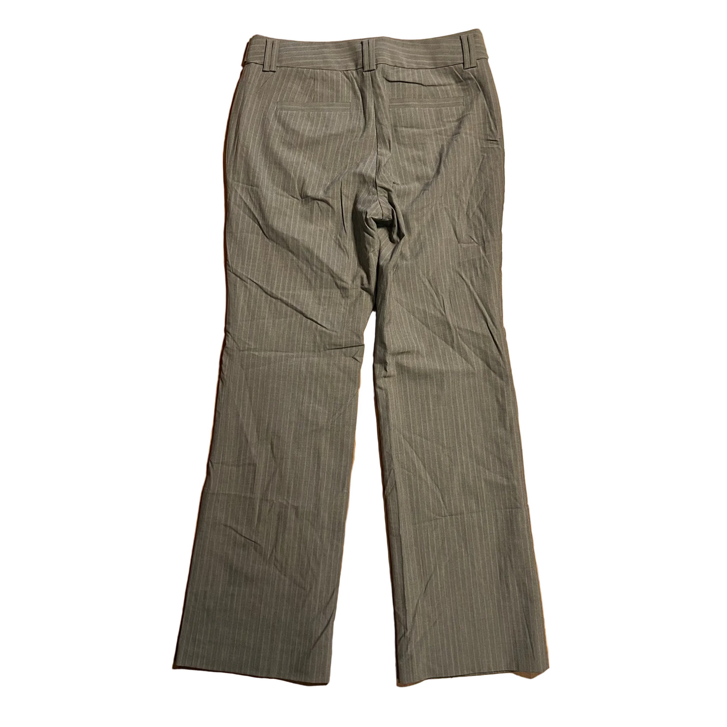 NWT DS Banana Republic Grey Striped Dress Pants Slacks - 32" x 32"