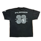 Team Undawear Playah 33 Black Faded Tshirt - Medium - 21" x 27.5"