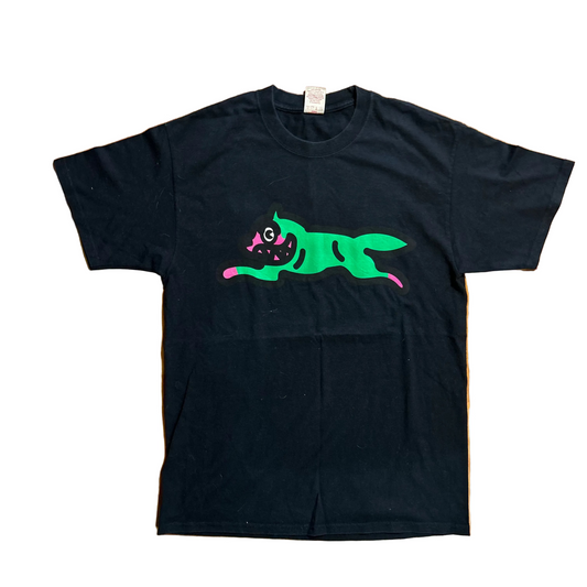 00's ICECREAM Billionaire Boys Club Running Dog Nigo Pharrell Black Tshirt - Medium - 20" x 28"