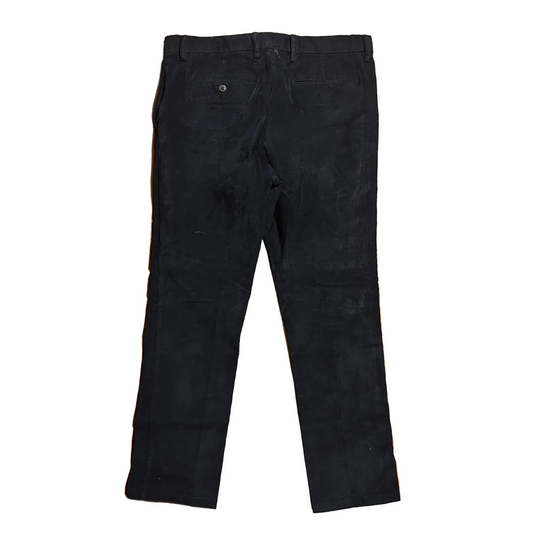 Old Navy Ultimate Slim Flex Needlepoint Corduroy Navy Blue Pants - 35" x 29"