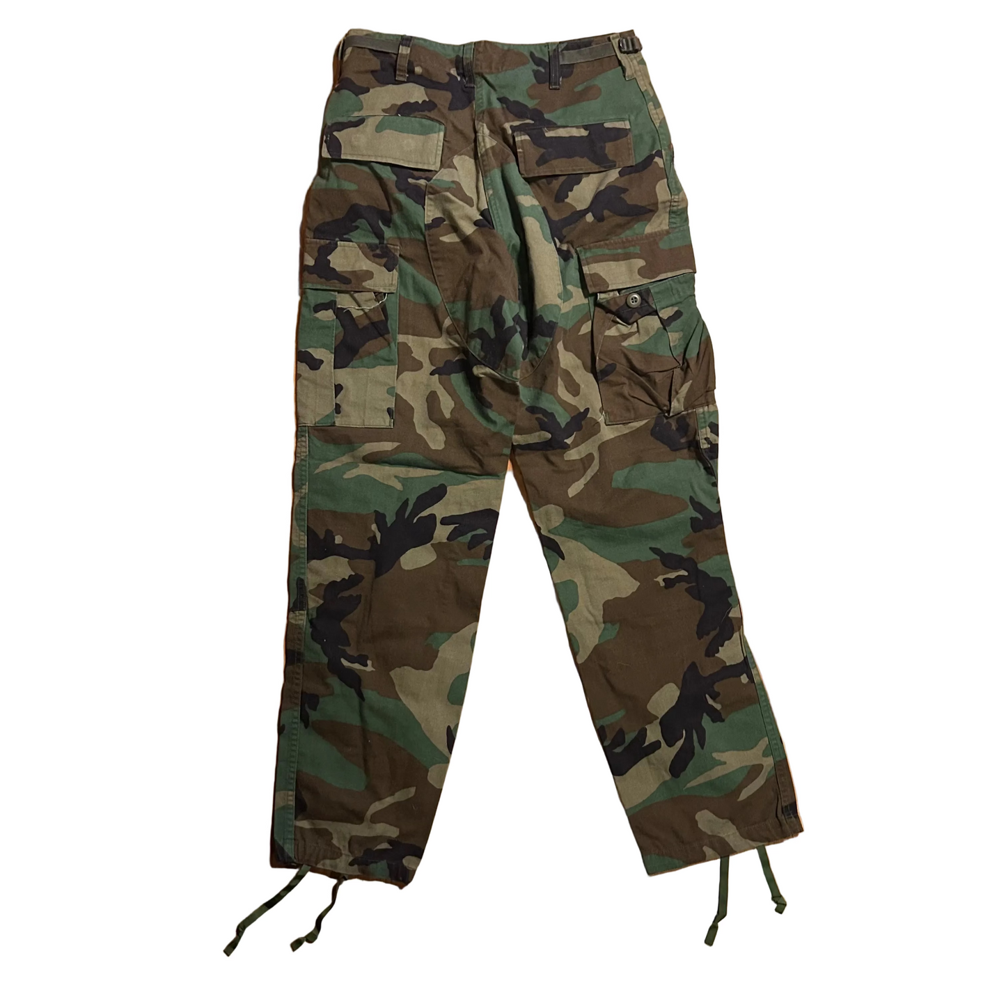 00's Military Camouflage Pants - Adjustable waist - 30" x 31"