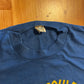 80’s Gulf Coast Sportswear Bear Paw Run 10k Louisiana Blue Tshirt - Medium - 20.5" x 26.5"