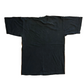 90’s Coco Rock Black Embroidered People Globe Cotton Tshirt - Medium - 21" x 28"