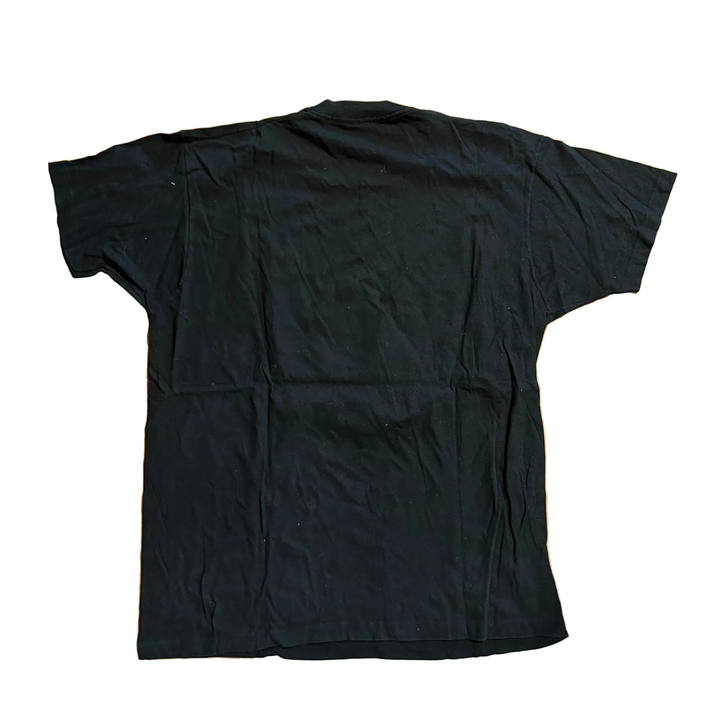 80/90’s Screen Stars Parrots Black Cotton Tshirt - Large - 23" x 31"