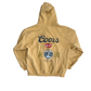 Coors Banquet Yellow Brown Hoodie Sweatshirt - Large - 22.5" x 26"