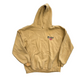 Coors Banquet Yellow Brown Hoodie Sweatshirt - Large - 22.5" x 26"