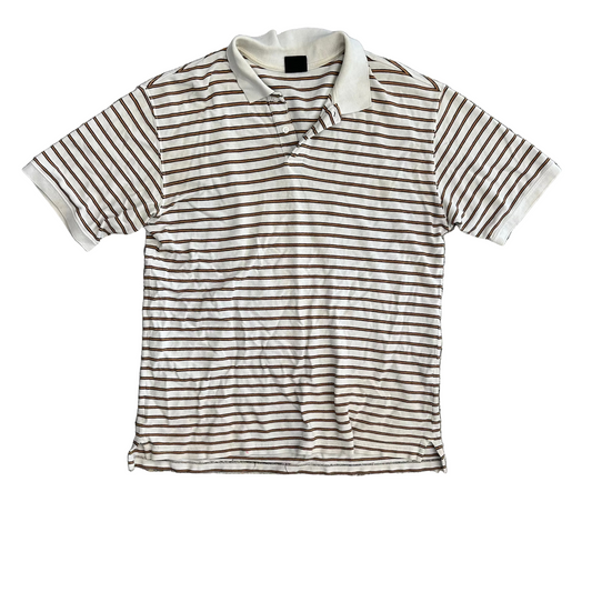 Footaction White Yellow Polo Shirt - Large - 22" x 29"
