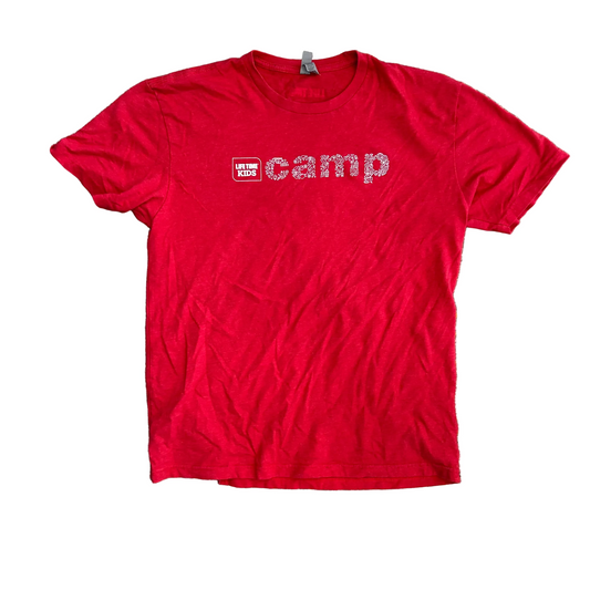 Lifetime Kids Camp Counselor Red Tshirt - Medium - 20" x 27"