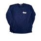 Pike Christmas Navy Blue Longsleeve Shirt - Medium - 21" x 27"