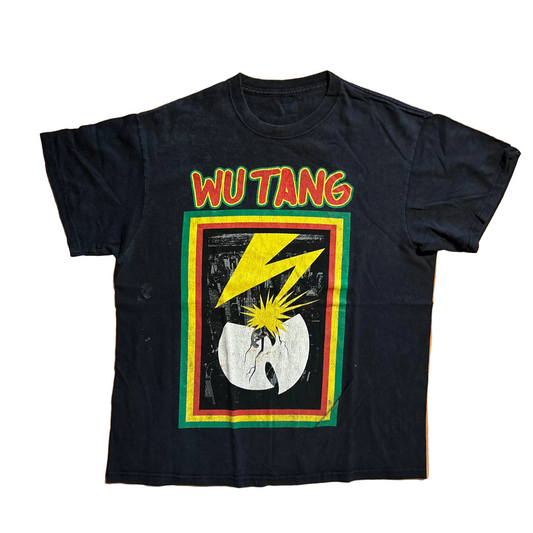 Wu Tang Bad Brains Parody Rap Music Band Black Tshirt - Large - 22" x 27"