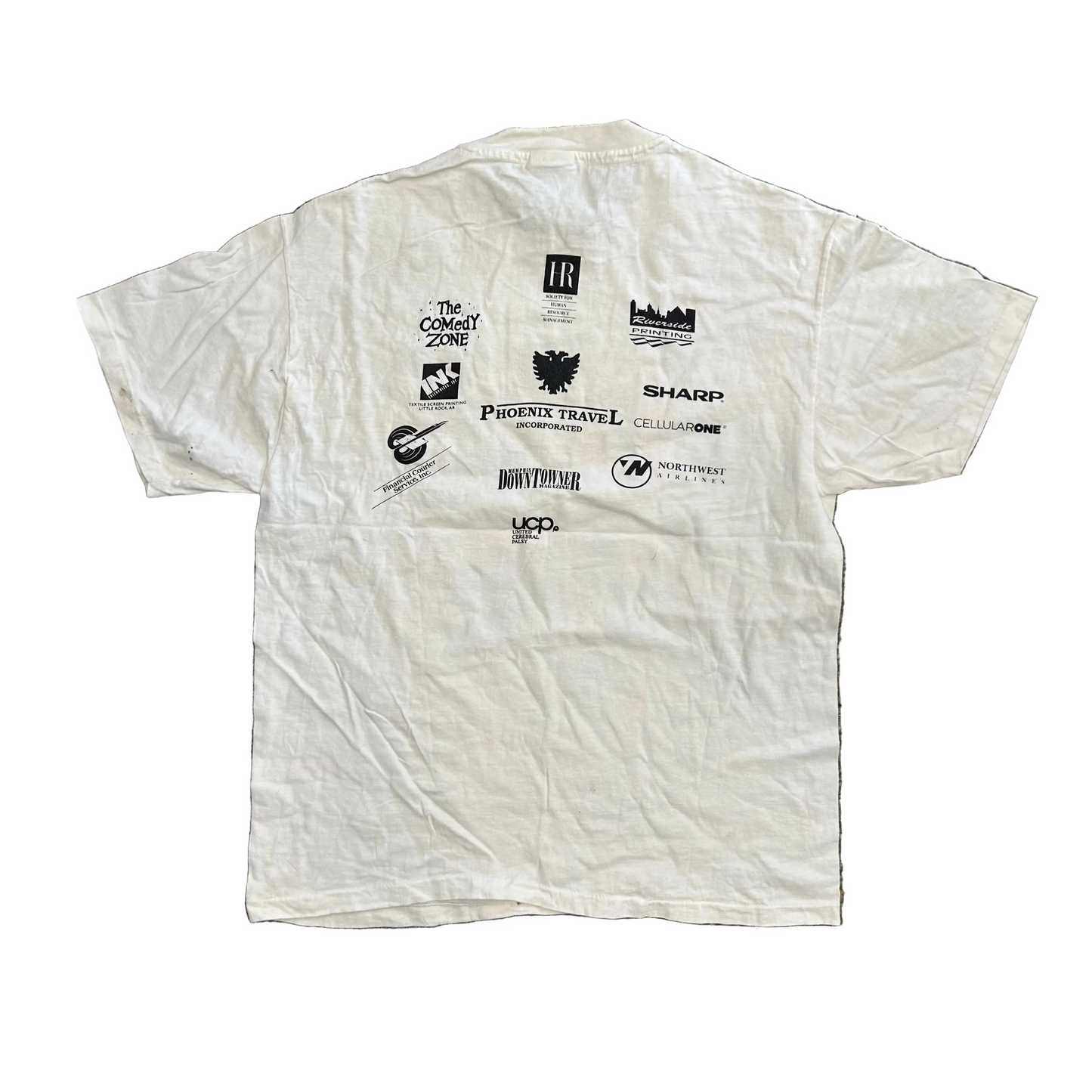 90’s Hanes Beefy Casual Day Cerebral Palsy White Tshirt - Medium - 21" x 28"